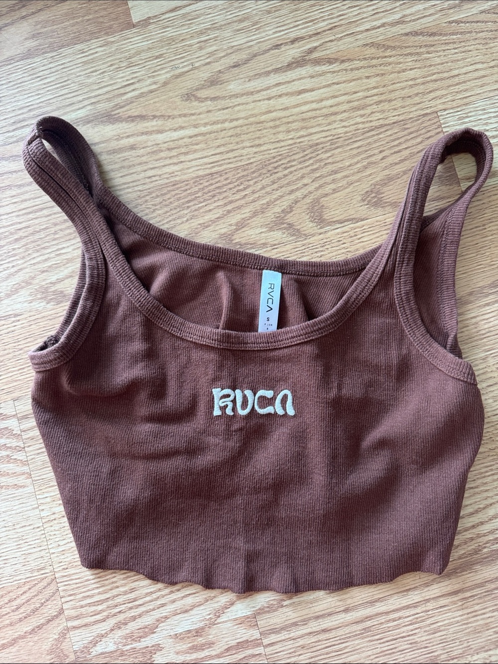 Brown Crop Tank